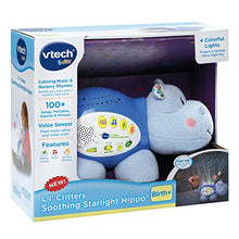 Load image into Gallery viewer, VTech Baby Lil&#39; Critters Soothing Starlight Hippo
