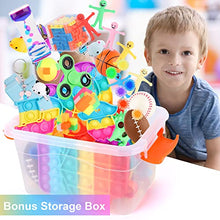 Load image into Gallery viewer, FiGoal 52 PCS Sensory Fidget Toys Set with Storage Box, Mini Poppet Figit Toys for Adults Kids ADHD, Birthday Party Favors, Classroom, Goodie Bag Fillers, Valentine&#39;s Party Supplies
