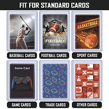 Load image into Gallery viewer, 100 ct Toploaders Trading Card Sleeves Holder, Hard Plastic Top Loaders Penny Card Sleeves Card Protectors Fit for Baseball Cards, MTG, Yugioh Card (Include 100 Thick Sleeves &amp; 200 Soft Sleeves)
