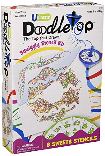 Doodletop Squiggly Stencil Kit - Sweets