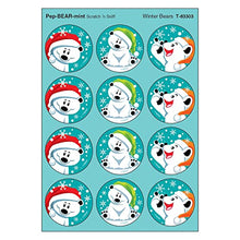 Load image into Gallery viewer, Trend Enterprises T-83303-6 Winter Bears &amp; Pepbearmint Stinky Stickers - Pack of 6
