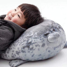 Load image into Gallery viewer, YOZATIA Chubby Blob Seal Pillow, Giant Stuffed Animals Hugging Pillow, Anime Plushies Cute Pillows Large(23.6 in)
