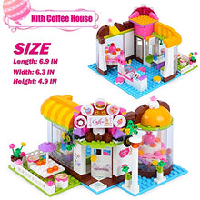 Load image into Gallery viewer, Friends Building Blocks Set Caf House Building Kit Baking Toy for Girls, Featuring 2 Cars and Portable Box, STEM Learning and Roleplay, Christmas, Holiday or Birthday Gift Playset for Kids Girls 6-12
