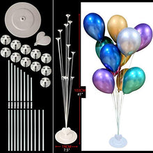 Load image into Gallery viewer, Zuolaijf Balloon Stand Balloons Stand Ballon Holder Column Astronaut Rocket Banner Birthday Party Decoration Kids Galaxy Theme Birthday Party Supplies (Color : 11Tube Balloon Stand)
