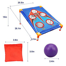 Load image into Gallery viewer, TOY Life Kids Cornhole Set Outdoor Games for Kids Outdoor Toys for Kids 4-8-12 Bean Bag Toss Kids Games Outside Toys for Kids Backyard Games with 6 Bean Bag Toss 3 Corn Hole Balls Kids Games Ages 4-8
