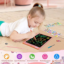 Load image into Gallery viewer, ZMLM Girls Gift Christmas for Girls Age 3-12: 10 Inch LCD Writing Tablet Erasable Drawing Doodle Board Kids Art Color Pad Preschool Educational Toy for Girl 3-12 Year Old Girls Birthday Gift
