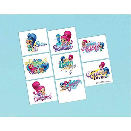 amscan Tattoo Favor, Shimmer & Shine Collection, Party Accessory One Size, Multicolor 397405