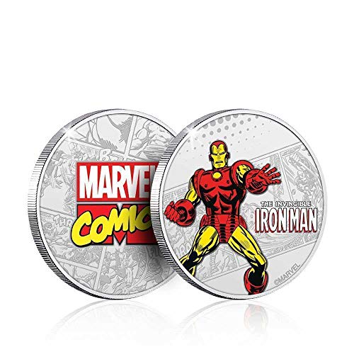Marvel Collectable Coin Iron Man (Silver Plated) Publishing Coins