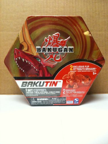 Bakugan Bakutin Pyrus (Red) - Includes 2 Exclusive Flip Attribute