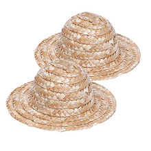 Load image into Gallery viewer, LoveinDIY 2 Pieces Beach Fashion Straw Hat Outfit Accessories for 60cm 1/3 Dolls Accss
