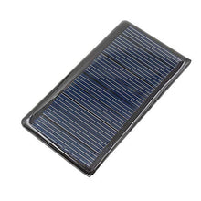 Load image into Gallery viewer, KEPUSHIYE Electronics kit 5V 60mA 68 x 37mm Silicon Polycrystalline Solar Panel
