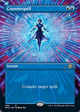 Load image into Gallery viewer, Magic: the Gathering - Counterspell (308) - Borderless - Modern Horizons 2
