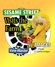 Load image into Gallery viewer, Sesame Visits The Farm - Classic ViewMaster - 3 Reel Set - 21 3D Images - Bert &amp; Ernie, Big Bird
