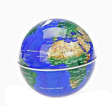 Load image into Gallery viewer, Senders Floating Globe with LED Lights C Shape Magnetic Levitation Floating Globe World Map for Desk Decoration (Dark Blue)
