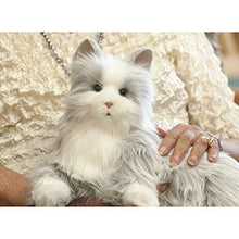 Load image into Gallery viewer, Ageless Innovation | Joy For All Companion Pets | Silver Cat with White Mitts | Lifelike &amp; Realistic | Comfort, Joy &amp; Companionship
