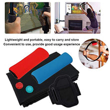 Load image into Gallery viewer, Cuifati Fitness Ring Storage Bag 6 in 1 Set Fitness Ring Black Storage Bag Lightweight and Portable Used to Store Clothes and Small Things Game Machine Accessory
