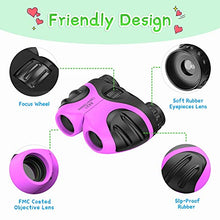 Load image into Gallery viewer, Great Toys for Girls Boys Kids Age 3-12, Shockproof Binoculars for Kids Compact 8x21 High Resolution Fun Toys for Kids Age 5-12, Birthday for 5-12 Year Old Kids Girls Boys
