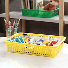 Load image into Gallery viewer, PREXTEX Classroom Storage Baskets for Papers Crayon and Pencils and Toy Storage Baskets Pack of 6
