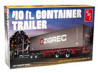 AMT 40' Semi Container Trailer 1/25 Scale Model Kit