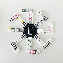 Load image into Gallery viewer, Yuanhe Double 9 Color Dot Dominoes with tin Box
