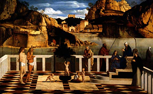 Giovanni Bellini Or Giambellino Sacred Allegory Wooden Jigsaw Puzzles for Adult and Kids Toy Painting 1000 Piece