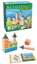 Load image into Gallery viewer, SmartGames Castle Logix Wooden Cognitive Skill-Building Puzzle Game featuring 48 Playful Challenges for Ages 3+

