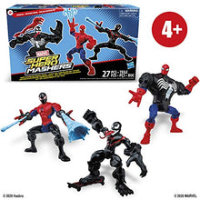 Load image into Gallery viewer, Hasbro Marvel Super Hero Mashers Web-Slinging Mash Collection Pack with Spiderman, Venom and Miles Morales (Amazon Exclusive)
