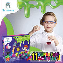 Load image into Gallery viewer, Scimons Science Kit for Kids  11 Most Epic Science Experiments  Educational STEM Kids Activities Projects  Gift Fun Chemistry Set 35 Piece  Kids Boys Girls 5 6 7 8 9 10 11 12
