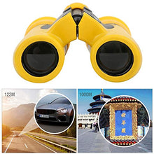 Load image into Gallery viewer, Binoculars for Kids Best Gifts, 8x21 Portable Mini Handheld Outdoor Children Binocular Telescope Toy Kid Gift Horn Eye Mask Protect Eyes Cultivate Children&#39;s Scientific Potential(Yellow)
