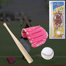 Load image into Gallery viewer, Lixada Baseball Balls Set Baseball Bat+Baseball+Baseball Gloves 24in Wood Baseball Bat 10.5in PVC Baseball Glove Baseball Kit for Youth Kids
