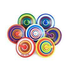 Load image into Gallery viewer, Wood Spinning Tops, Multicolored Painted Kids Novelty Wooden Gyroscopes, Fun Flip Tops, Assorted Standard Tops, Kindergarten Education Toys - Party Favors, Prize, Great Gift, 10 Pcs/Set (Colorful)
