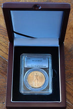 Load image into Gallery viewer, Display box for one NGC/PCGS/Premier/Lil Bear Elite Coin Slab Mahogany Matte Finish ...
