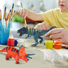 Load image into Gallery viewer, SpringFlower Dinosaur Toys for 3 Years Old &amp; Up - Dinosaur Arts and Crafts Painting kit including12 Realistic Looking Dinosaurs Figures, DIY Creative Toy Gift for Kids, Boys, and Girls

