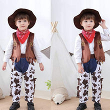 Load image into Gallery viewer, FENICAL Kids Cowboy Costume Set Boys Costume Role-Play Pretend Play Dress Up Outfits for Boys Baby
