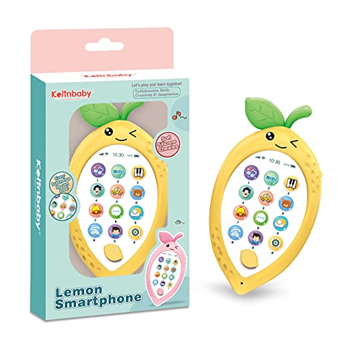 Little Bado Musical Cell Phone Toy for Baby Toddler Kids Over Two Years Old Early Learning Educational Mobile Phone Toys Gifts