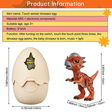 Load image into Gallery viewer, Easter Dinosaur Egg Dinosaur Hatching Eggs Jurassic Dinosaur Eggs with Realistic Dinosaur Action Figure Dino Toy with Sound and LED Lights Touch Control Boy Birthday Christmas Science Gift Ages 3+
