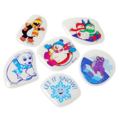 US Toy Group Winter Puffy Stickers (72 Pack)