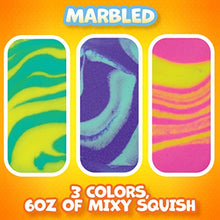 Load image into Gallery viewer, Made By Me Marbled Mixy Squish Bundle by Horizon Group USA, Includes 2 Twin Packs Pre-Made Air Dry Clay, Sensory Play, 3 Colors, 6 oz Total, Pink &amp; Yellow, Teal &amp; Purple, Teal &amp; Yellow, Dries Squishy
