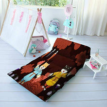 Load image into Gallery viewer, Kids Floor Pillow Banner with Shiba Inu, Paper carps and Clouds Place for Text Pillow Bed, Reading Playing Games Floor Lounger, Soft Mat for Slumber Party, for Kids, Queen Size

