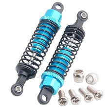 Load image into Gallery viewer, Toyoutdoorparts RC M602 Blue Alum Shock Absorber 60mm 2P for Himoto 1/18 E18XBL Elcetric Buggy
