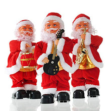 Load image into Gallery viewer, MEIFXIH Christmas Dolls,Christmas Electric Dancing Music Santa Claus Toy Christmas Decorations for Home Xmas Gift for Kids-Drumming
