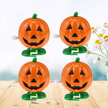 Load image into Gallery viewer, STOBOK Halloween Wind-Up Toys Halloween Party Pumpkin Wind-up Toys Halloween Props Trick Toy Cartoon Halloween Gifts for Kids Halloween Party Favors - 4pcs
