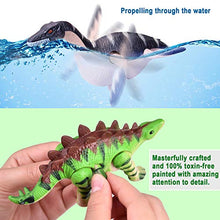 Load image into Gallery viewer, FUN LITTLE TOYS 12 Pieces Dinosaur Wind Up Toy for Kids, Toddler Bath Pool Clockwork Animal Toys Bulk Flip Walking Jumping, Dino Theme Birthday Christmas Party Supplies Favors Gifts Stocking Stuffers
