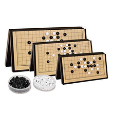 Load image into Gallery viewer, YFF-Corrimano Go Game, Magnetic Collapsible Chess Board Weiqi Games Go Game Travel Set
