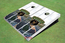 Load image into Gallery viewer, Baylor University Bear Head Stadium Long Strip Themed Cornhole Boards
