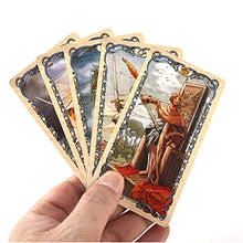 Load image into Gallery viewer, Huluda 78pcs English Tarot Mucha Cards Deck Divination Oracle Card Funny Family Game
