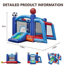 Load image into Gallery viewer, KINTNESS Inflatable Bounce House Jumping Castle Slide Bouncer Kids Party Gift with Air Blower

