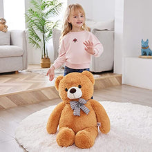 Load image into Gallery viewer, IKASA Giant Teddy Bear Plush Toy Stuffed Animals (Brown, 30 inches)
