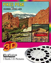 Load image into Gallery viewer, Pikes Peak and Colorado Springs Area - Classic ViewMaster- 3 Reel Packet - 21 3D Images - UNOPENED
