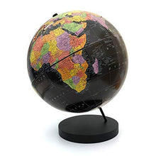 Load image into Gallery viewer, Push Pin Globe Black, World Globe with Pins
